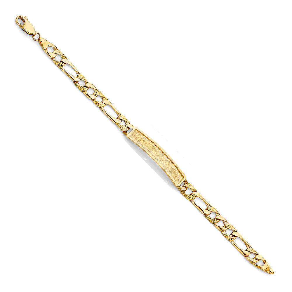 Link ID Bracelets - 14K GOLD - AB473