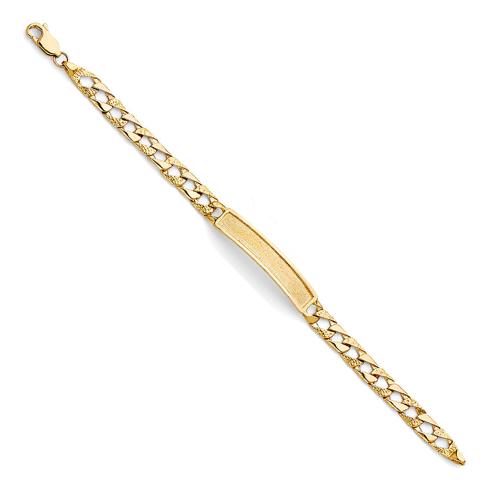 Link ID Bracelets - 14K GOLD - AB474