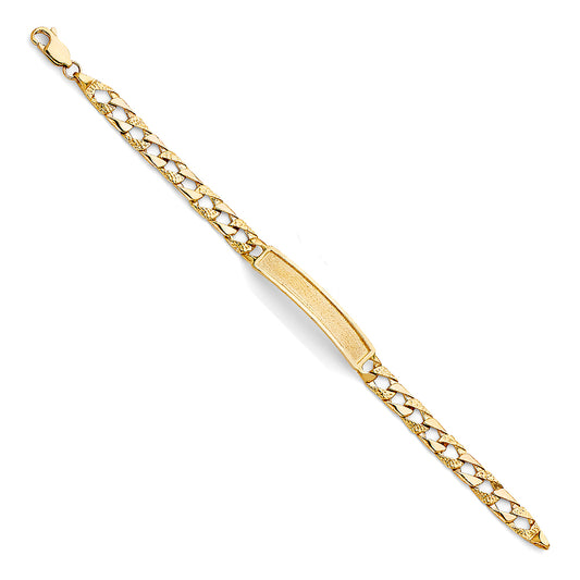 Link ID Bracelets - 14K GOLD - AB474