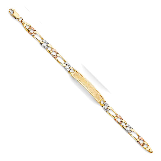 Link ID Bracelets - 14K GOLD - AB476