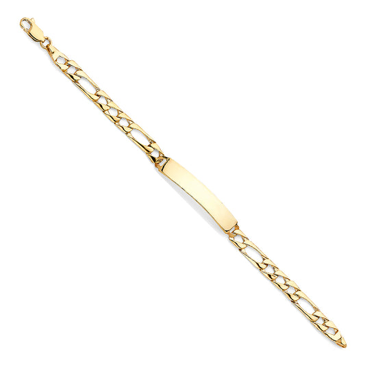 Link ID Bracelets - 14K GOLD - AB478
