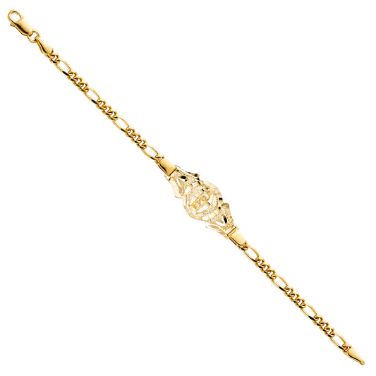 Junior & Baby ID Bracelets - 14K GOLD - AB509