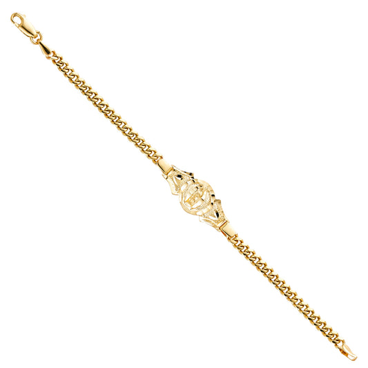 Junior & Baby ID Bracelets - 14K GOLD - AB510