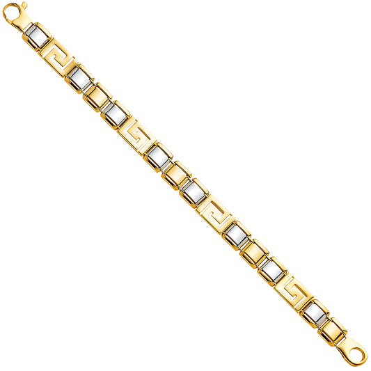 Fancy Men’s Bracelets - 14K GOLD - AB513