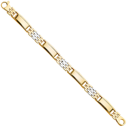 Fancy Men’s Bracelets - 14K GOLD - AB514