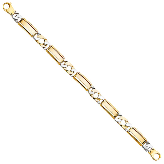 Fancy Men’s Bracelets - 14K GOLD - AB515
