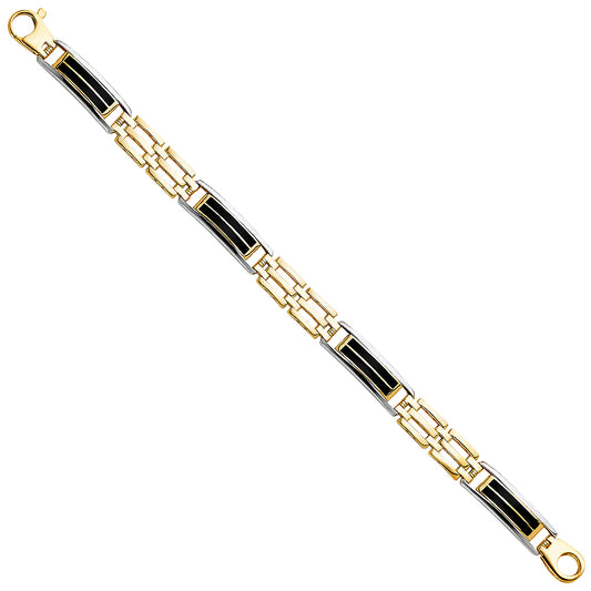 Fancy Men’s Bracelets - 14K GOLD - AB518