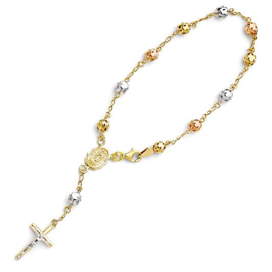 Rosary - 5 mm - 14K GOLD - AB540