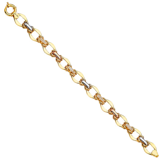Fancy Bracelets - 14K GOLD - AB570