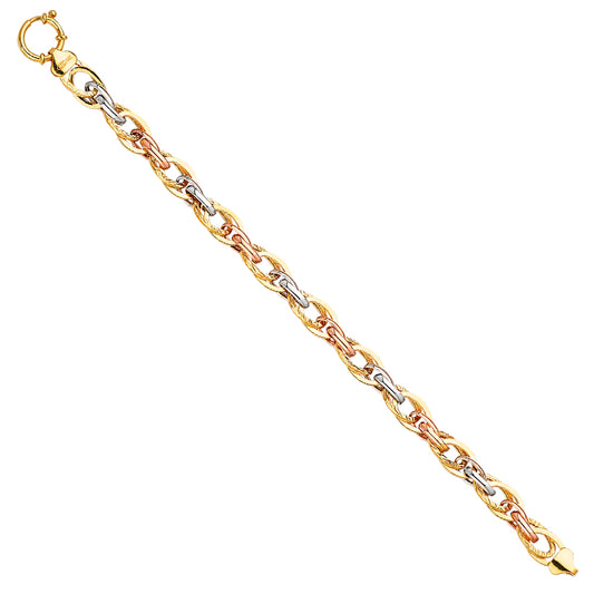 Fancy Bracelets - 14K GOLD - AB572