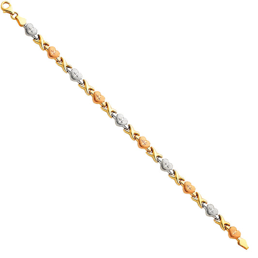 Stampato & Charm Bracelets - 14K GOLD - AB59