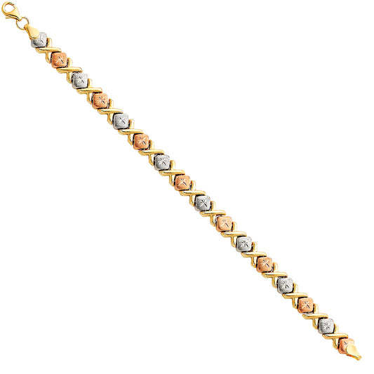 Stampato & Charm Bracelets - 14K GOLD - AB62