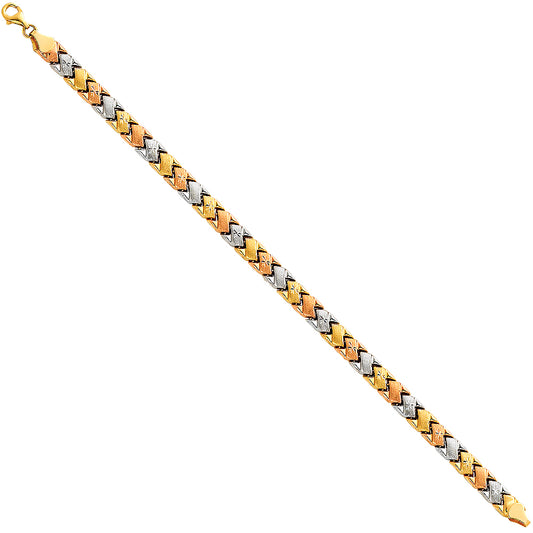 Stampato & Charm Bracelets - 14K GOLD - AB68