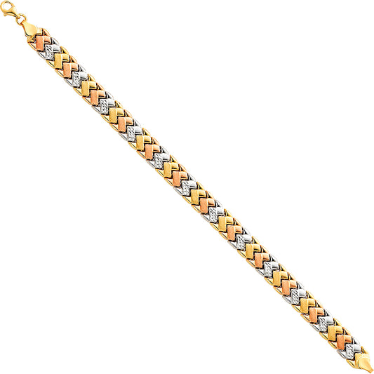 Stampato & Charm Bracelets - 14K GOLD - AB69