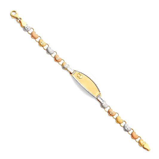 Stampato ID Bracelets - 14K GOLD - AB71