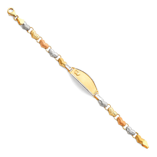 Stampato ID Bracelets - 14K GOLD - AB72