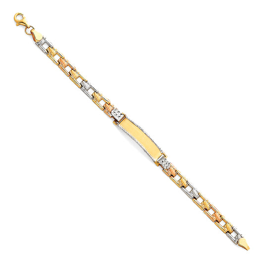 Stampato ID Bracelets - 14K GOLD - AB82