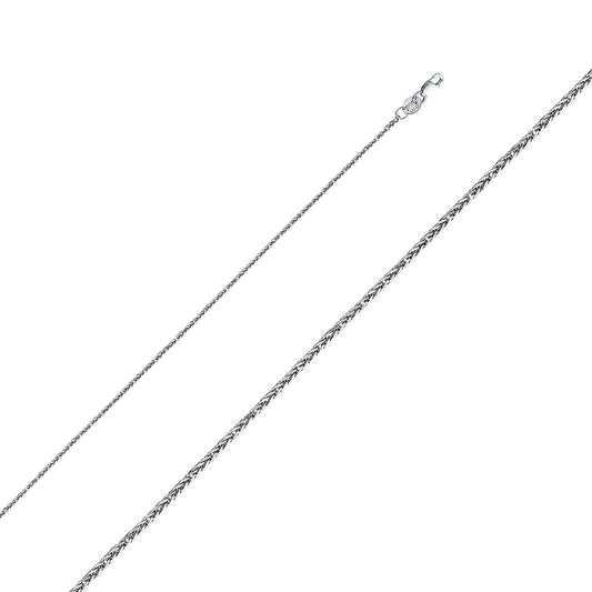 D.C. Square Wheat- 1.0 mm 14K GOLD - CH194