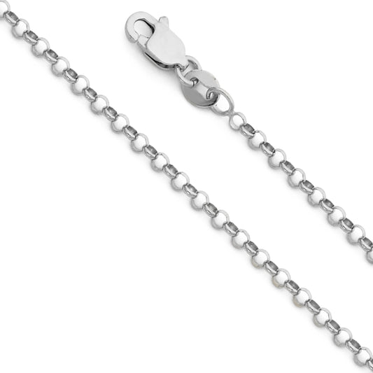 Classic Rolo Cable - 2.1 mm 14K GOLD - CH228