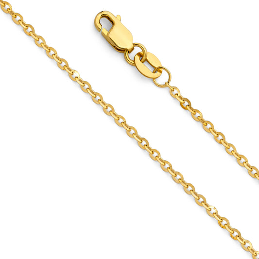 Rolo Cable Angle D.C. - 1.6 mm 14K GOLD - CH231