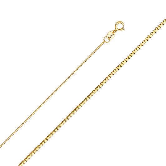 Box Yellow - 0.6 mm 14K GOLD - CH257