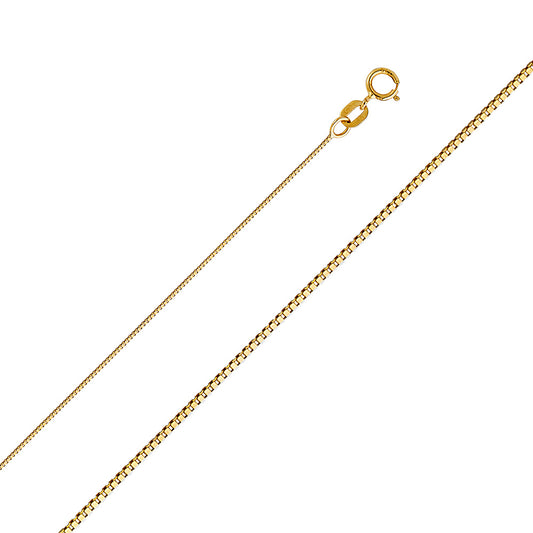 Box Yellow - 0.5 mm 14K GOLD - CH258