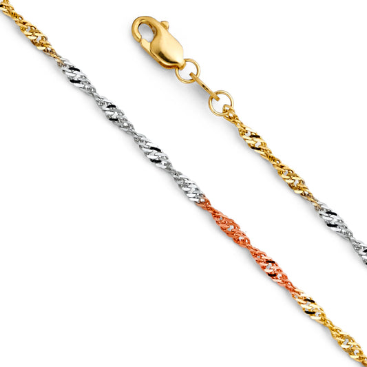 Singapore - 1.5 mm 14K GOLD - CH284