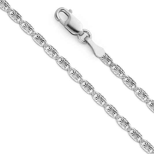 Cadena Valentino with Star & Rail D.C. 3 Color and Whiter CH382