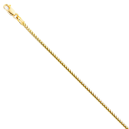 Roundish Franco - 1.6 mm 14K GOLD - CH407