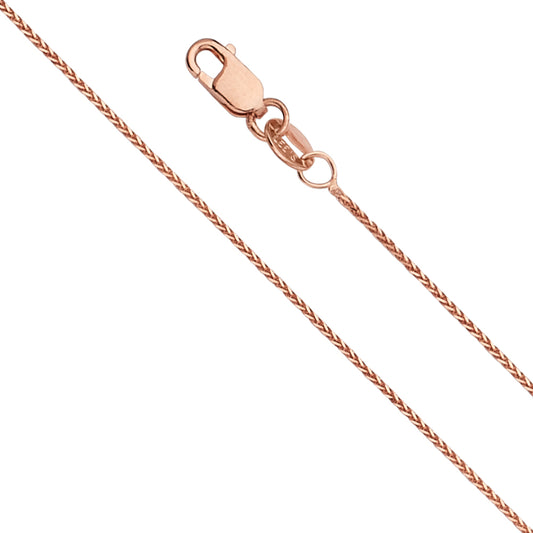 Assorted Pink Gold Pendant Chains - 0.9 mm 14K GOLD - CH555