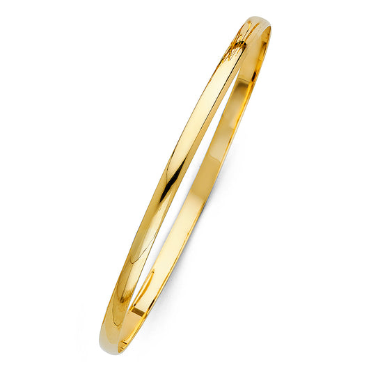Solid Bangles - 14K GOLD - GL123