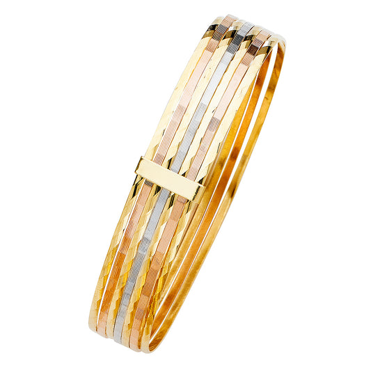 7 Days Bangles - 14K GOLD - GL127