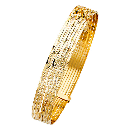 7 Days Bangles - 14K GOLD - GL134