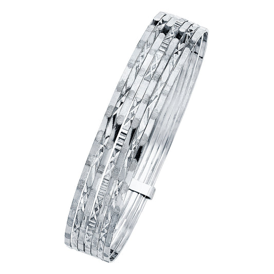 7 Days Bangles - 14K GOLD - GL137