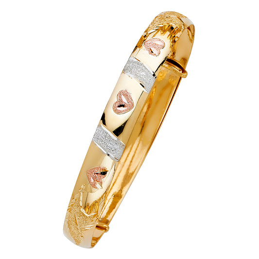 Fancy Bangles - 14K GOLD - GL90