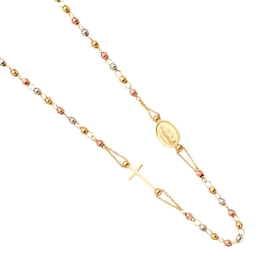 Rosary Necklaces - 14K GOLD - NK253