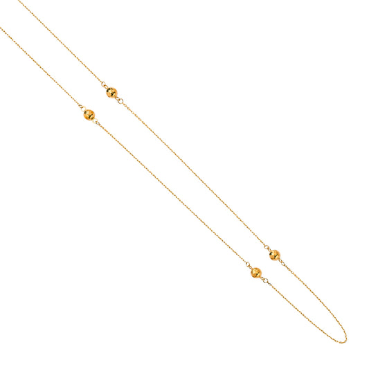 Light Fancy Chain Necklaces - 4.3 mm 14K GOLD - NK265
