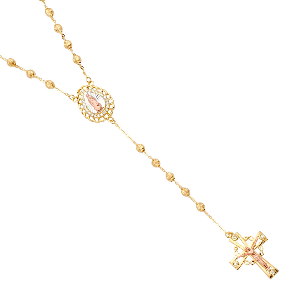 Rosary Necklaces - 14K GOLD - NK296