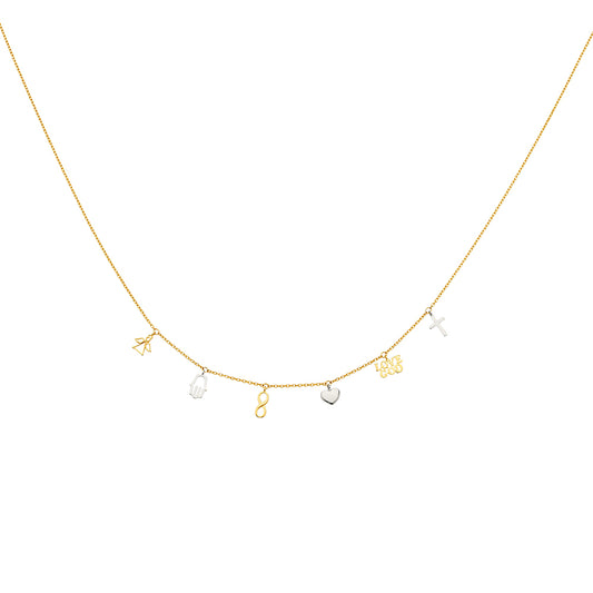 Light Necklaces - 14K GOLD - NK301