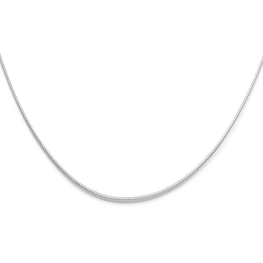 Braided Omegas - 1.0 mm 14K GOLD - NK13W
