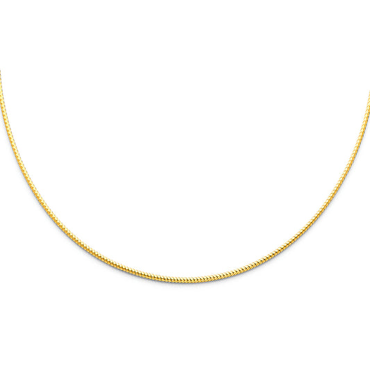 Braided Omegas - 1.5 mm 14K GOLD - NK14