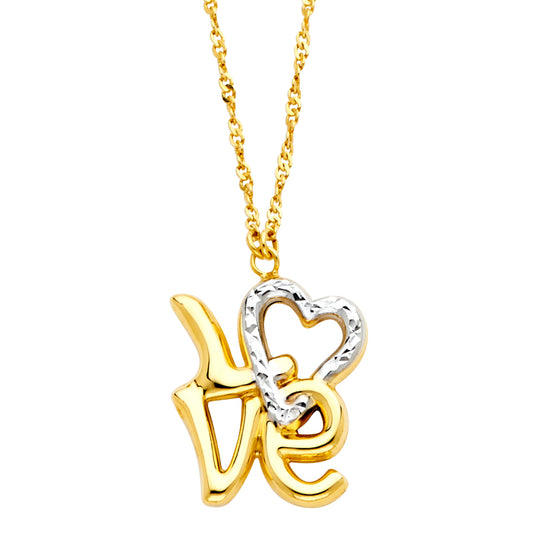 Hollow Collection Necklaces - 14K GOLD - NK145