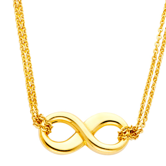 Hollow Collection Necklaces - 14K GOLD - NK148