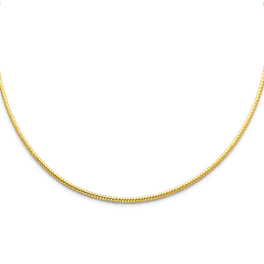 Braided Omegas - 2.0 mm 14K GOLD - NK15