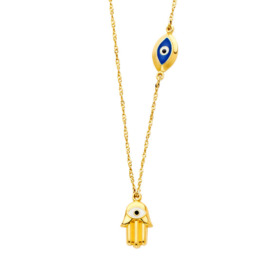 Hollow Collection Necklaces - 14K GOLD - NK153