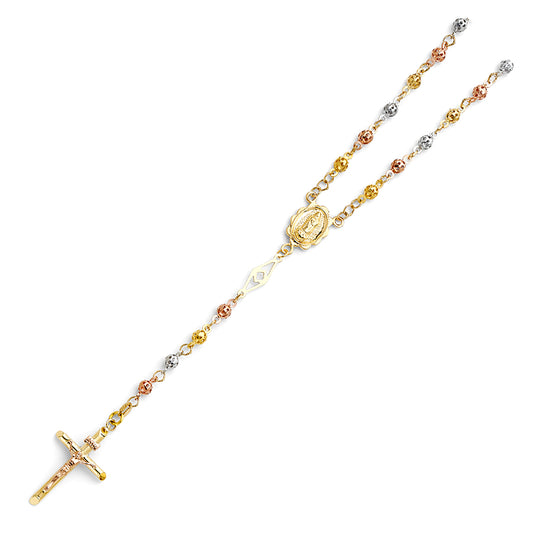 Rosary - 4 mm - 14K GOLD - NK161