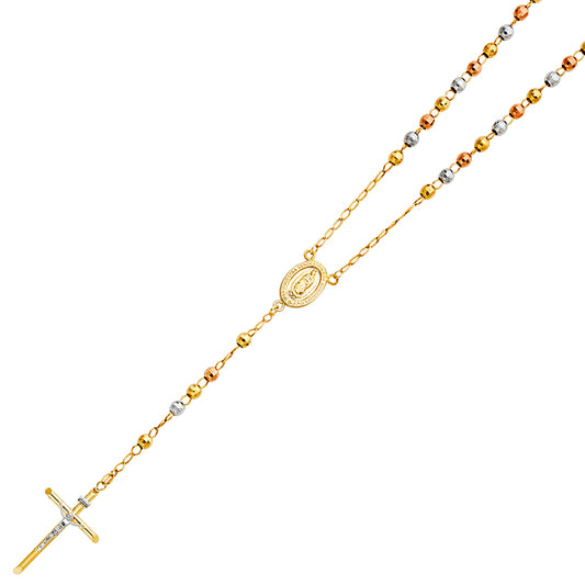 Rosary - 5 mm - 14K GOLD - NK165