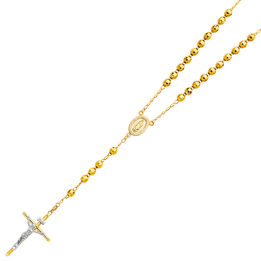 Rosary - 6 mm - 14K GOLD - NK168