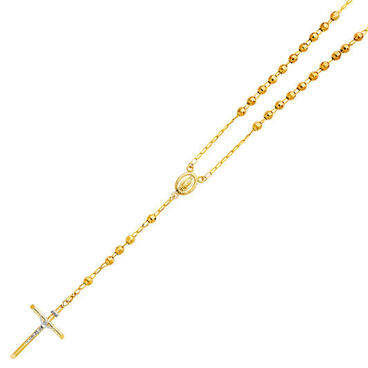 Rosary - 6 mm - 14K GOLD - NK169