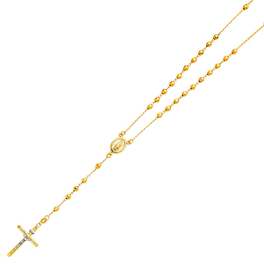 Rosary - 6 mm - 14K GOLD - NK170